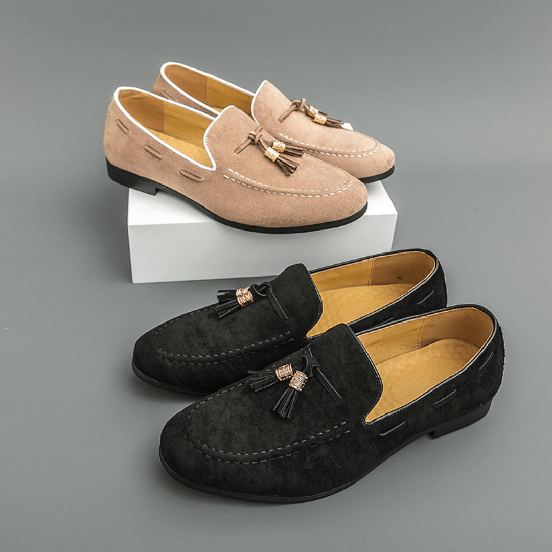 The Cayman Tassel Loafer - Black - 6