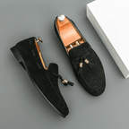 The Cayman Tassel Loafer - Black - 6