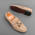 The Cayman Tassel Loafer - Beige - 6