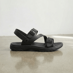 The Corso Buckle Sandal - Black - 5.5