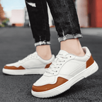The Crest Leather Low - Brown/White - 6.5