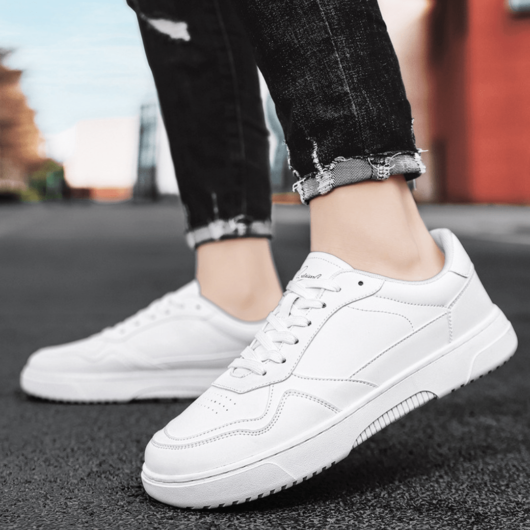 The Crest Leather Low - White - 6.5