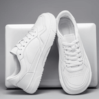 The Crest Leather Low - White - 6.5