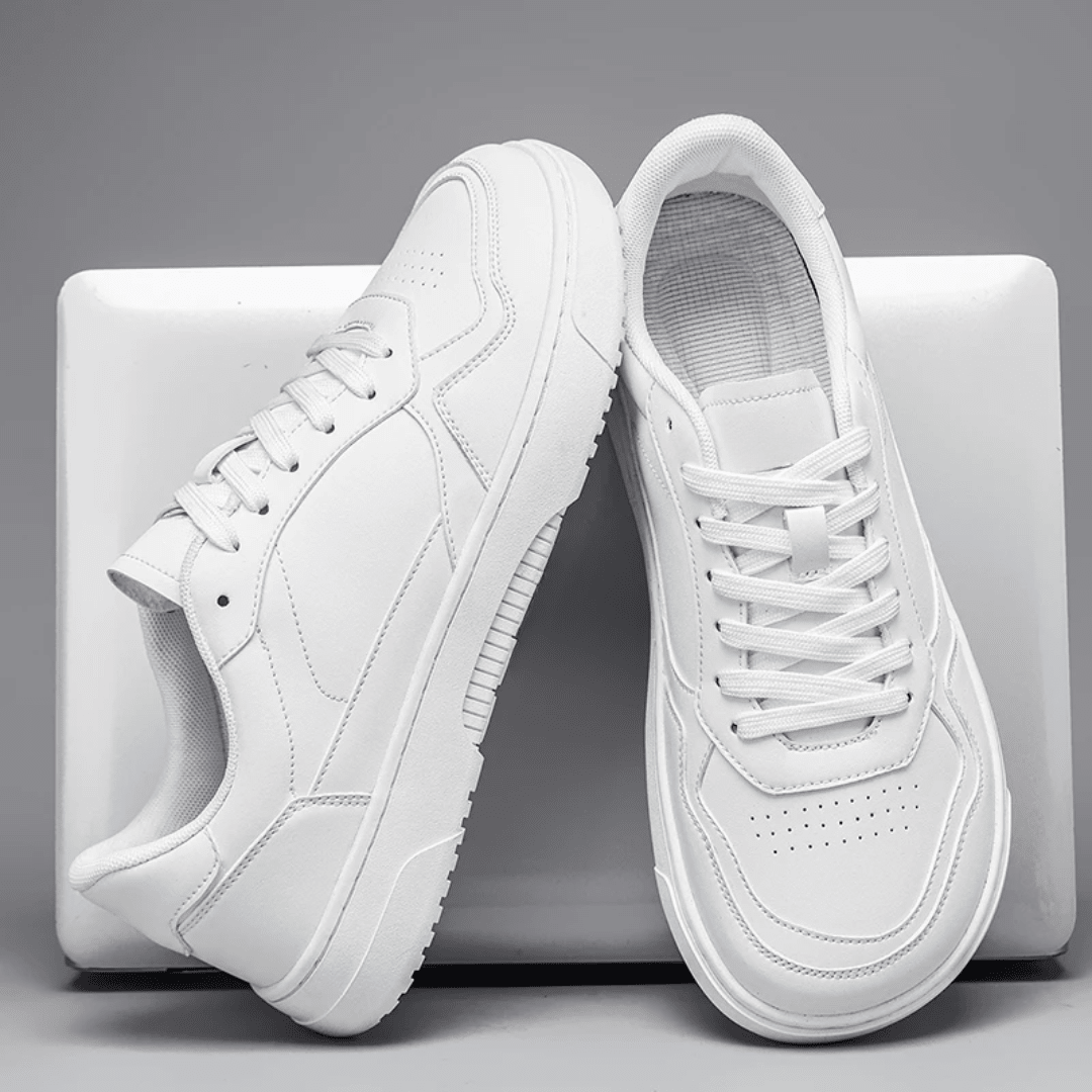 The Crest Leather Low - White - 6.5