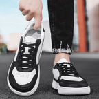 The Crest Leather Low - Black/White - 6.5