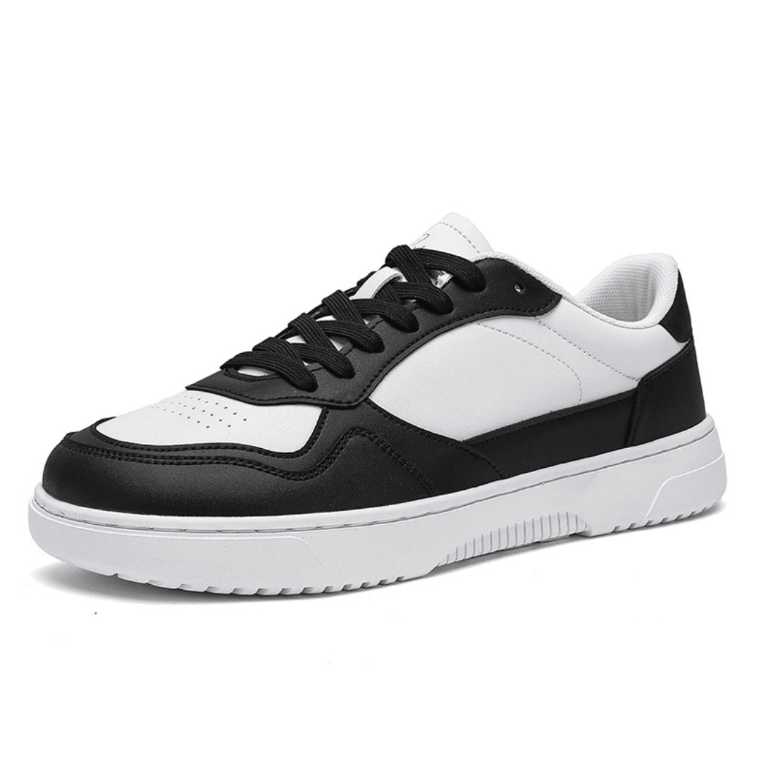 The Crest Leather Low - Black/White - 6.5