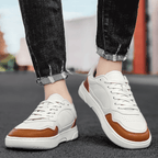 The Crest Leather Low - Brown/White - 6.5