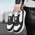 The Crest Leather Low - Black/White - 6.5