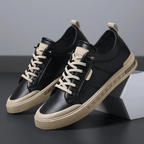 The Creston Leather Sneaker - Black - 6