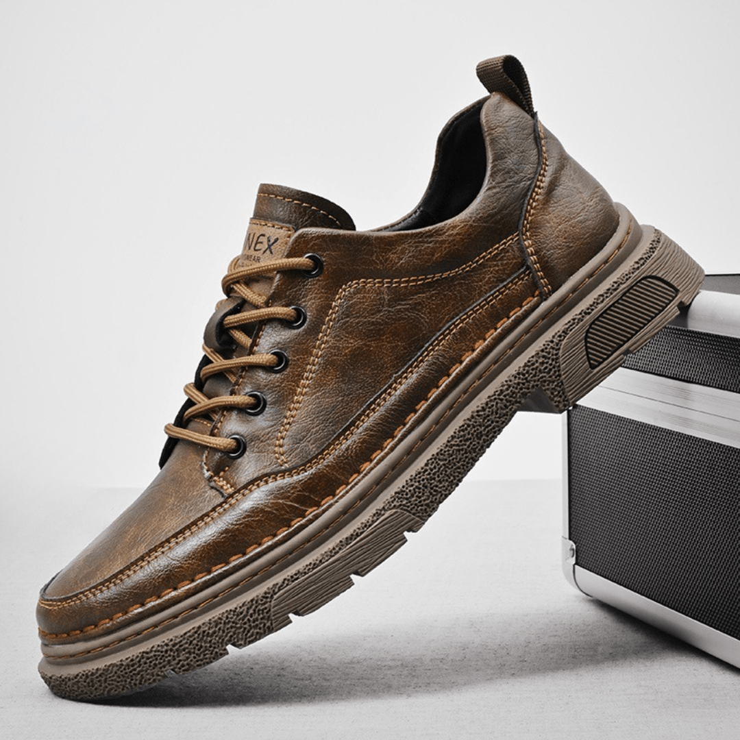 The Dawson Leather Low - Brown - 5.5