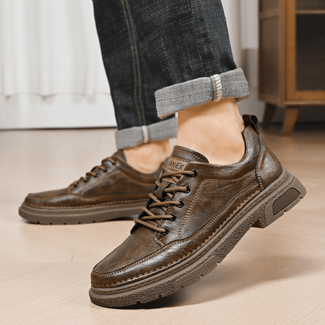 The Dawson Leather Low - Brown - 5.5