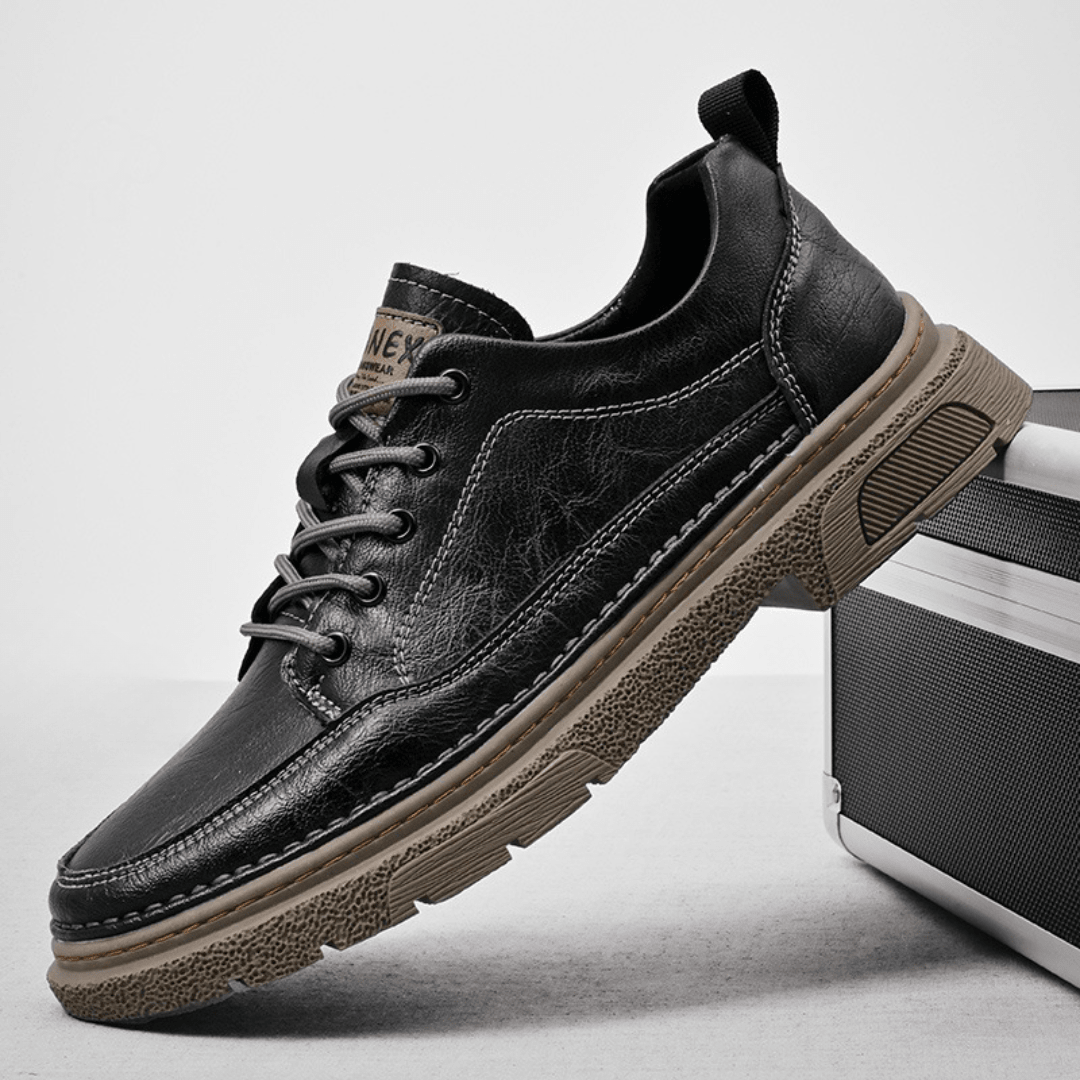 The Dawson Leather Low - Black - 5.5