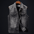 The Decker Denim Vest - XS - 