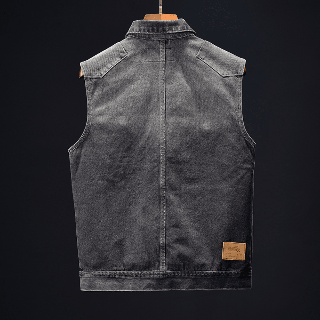 The Decker Denim Vest - XS - 