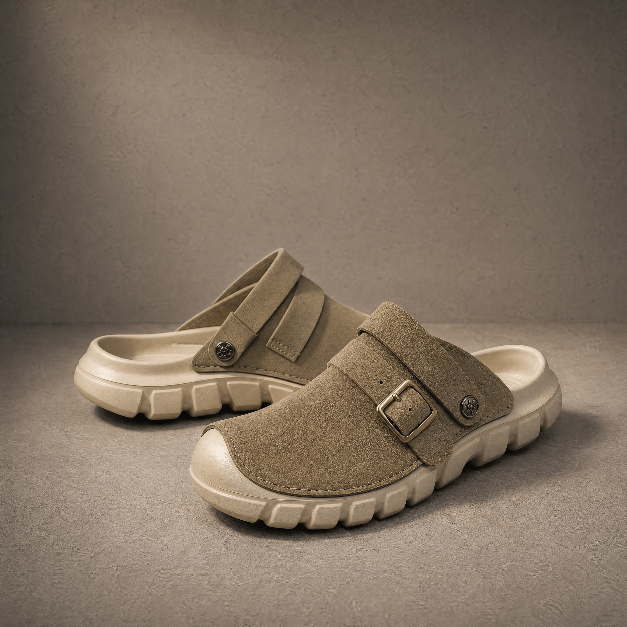 The Denver Suede Clog - Sage - 5.5