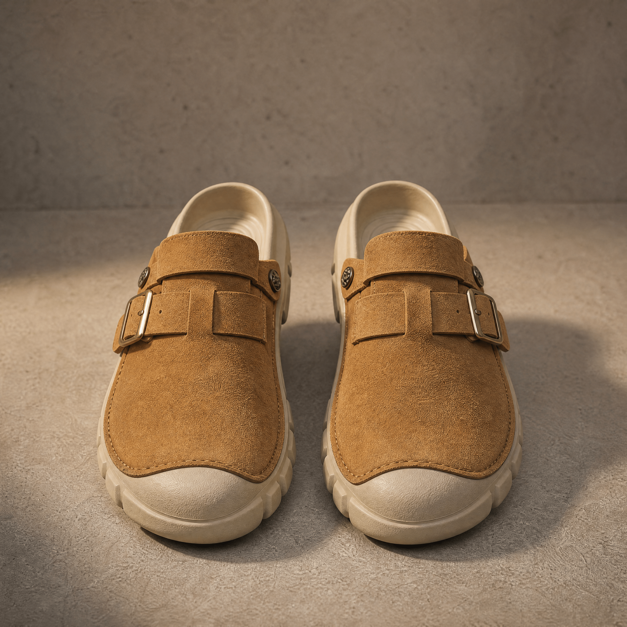 The Denver Suede Clog - Camel - 5.5
