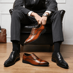 The Ellerton Cap - Toe Oxford - Black - 5.5