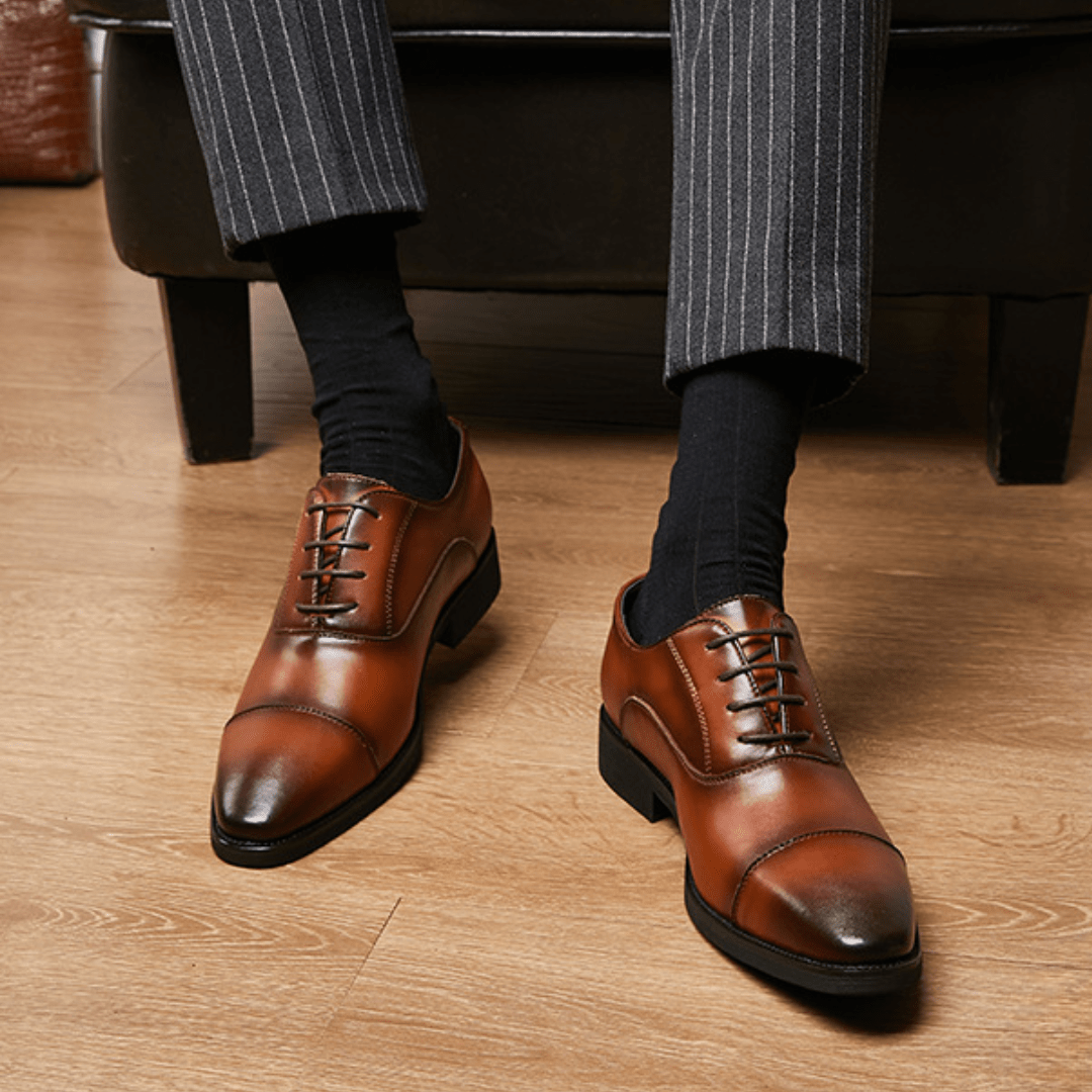 The Ellerton Cap - Toe Oxford - Brown - 5.5