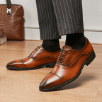 The Ellerton Cap - Toe Oxford - Brown - 5.5