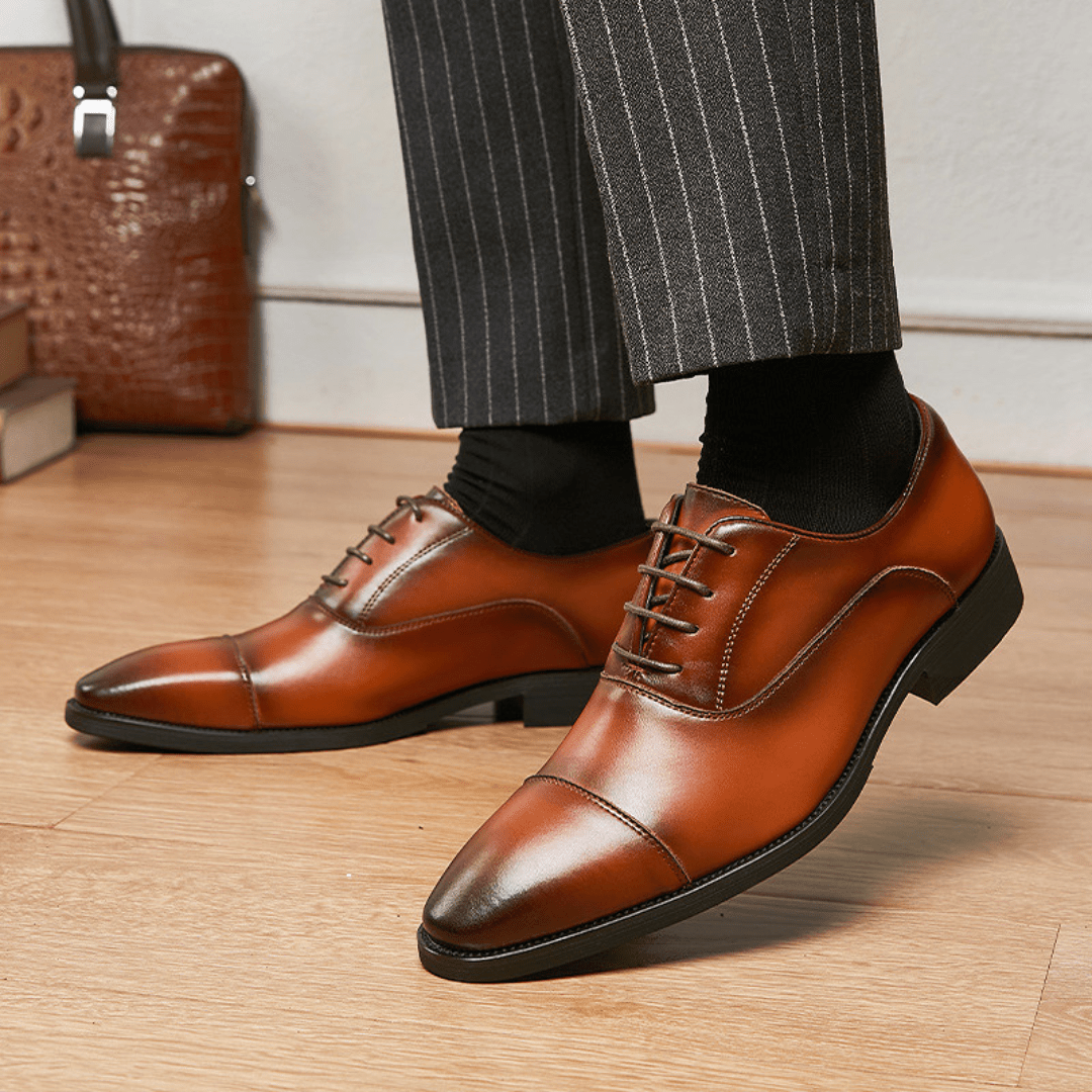 The Ellerton Cap - Toe Oxford - Brown - 5.5