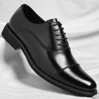 The Ellerton Leather Oxford - Black - 7.5