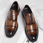The Ellerton Leather Oxford - Brown - 7.5