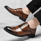The Ellerton Leather Oxford - Brown - 7.5