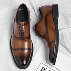 The Ellerton Leather Oxford - Brown - 7.5