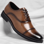 The Ellerton Leather Oxford - Brown - 7.5