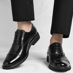 The Ellerton Leather Oxford - Black - 7.5