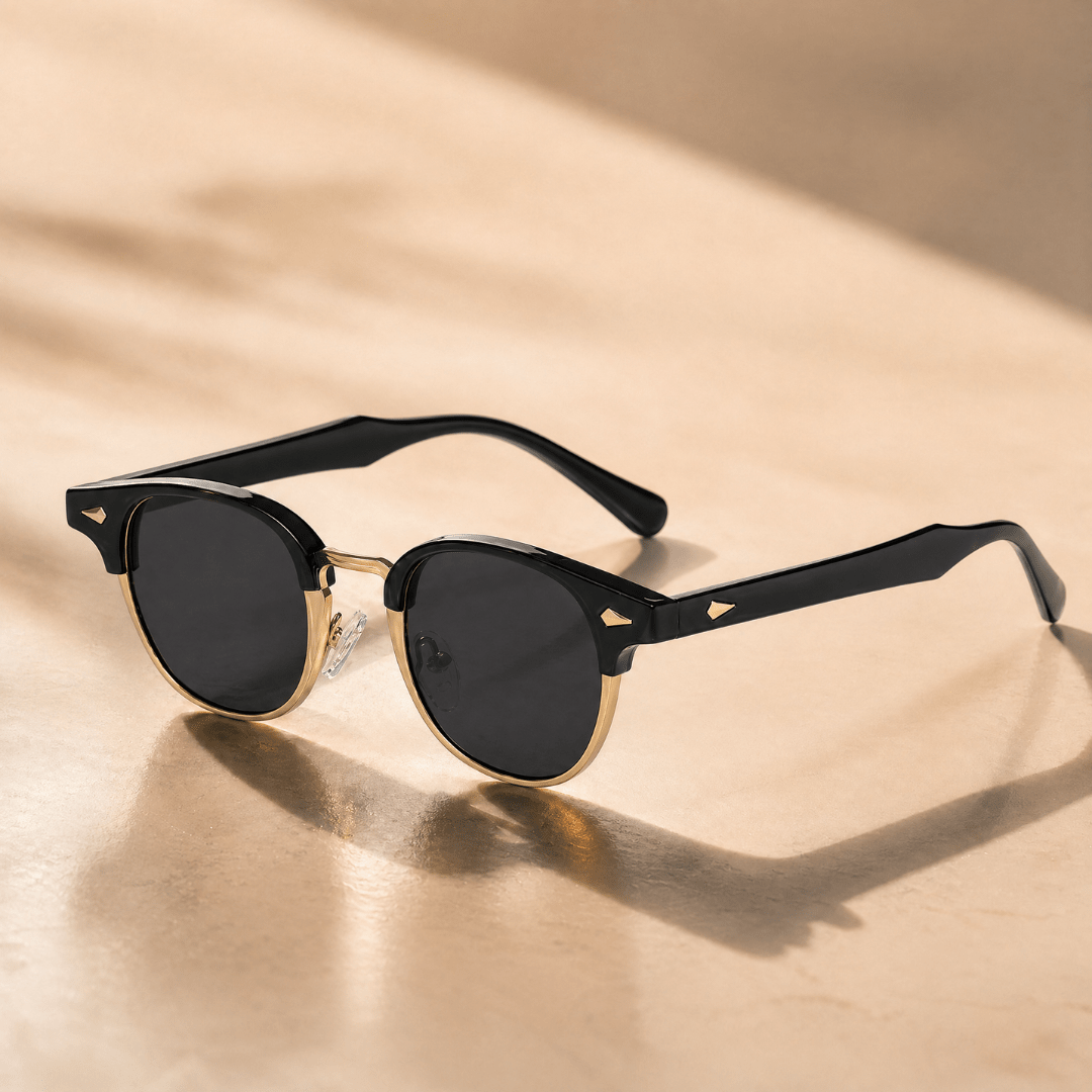 The Ellison Browline Frames - Black / Gold - 