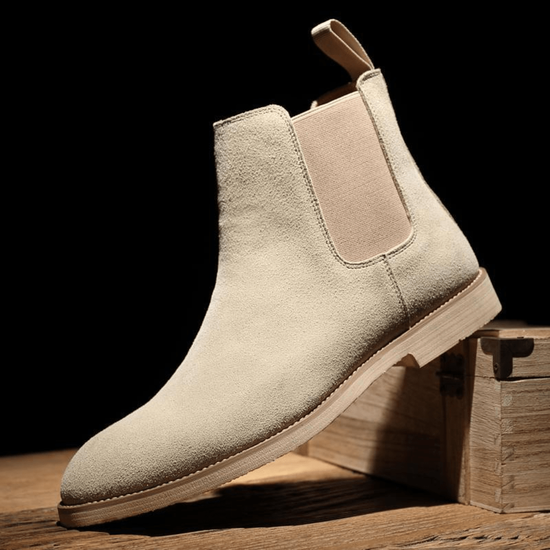 The Ellison Leather Chelsea - Beige - 6.5