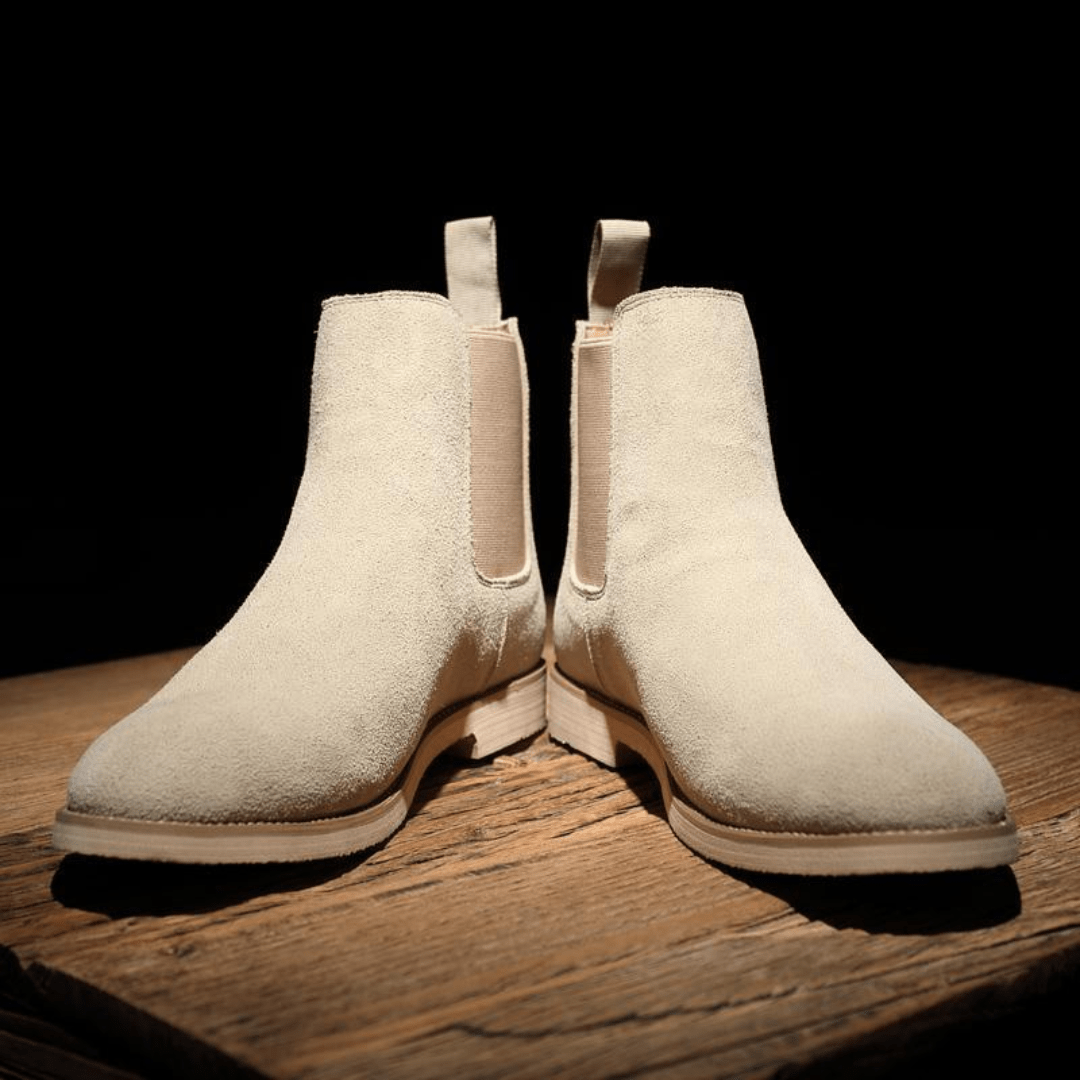The Ellison Leather Chelsea - Beige - 6.5