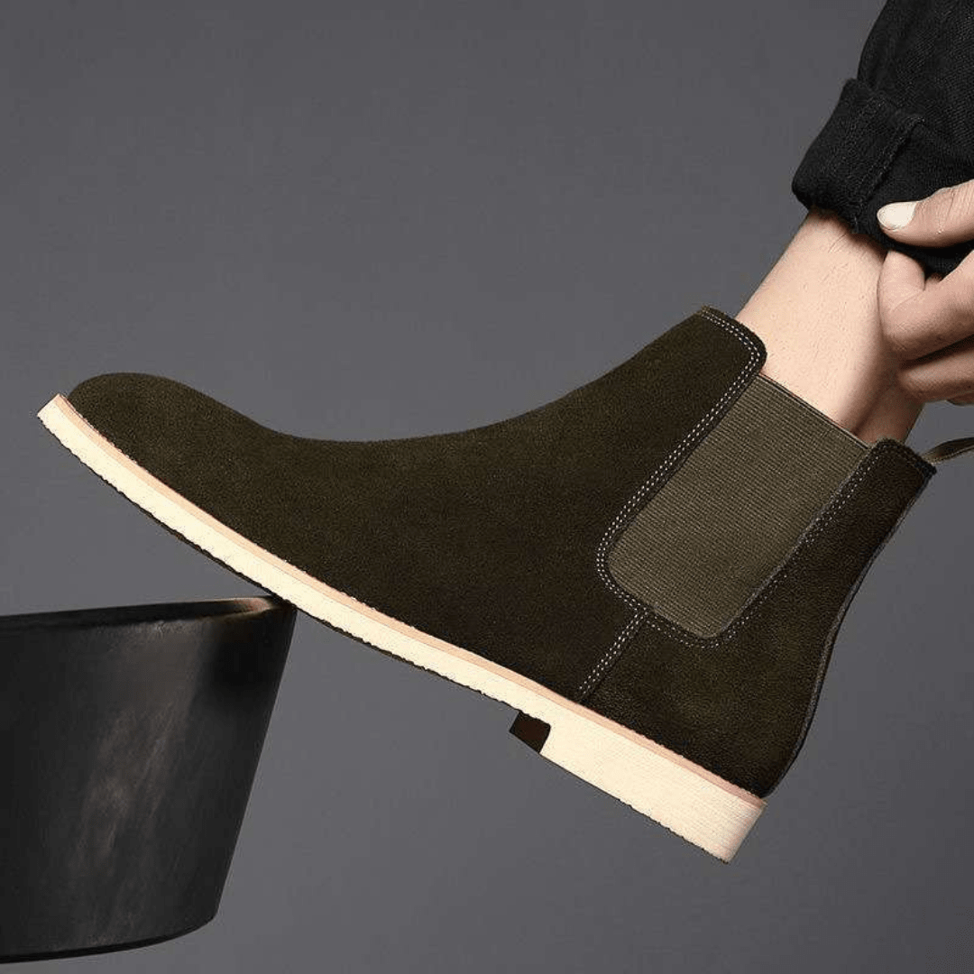 The Ellison Leather Chelsea - Green - 5