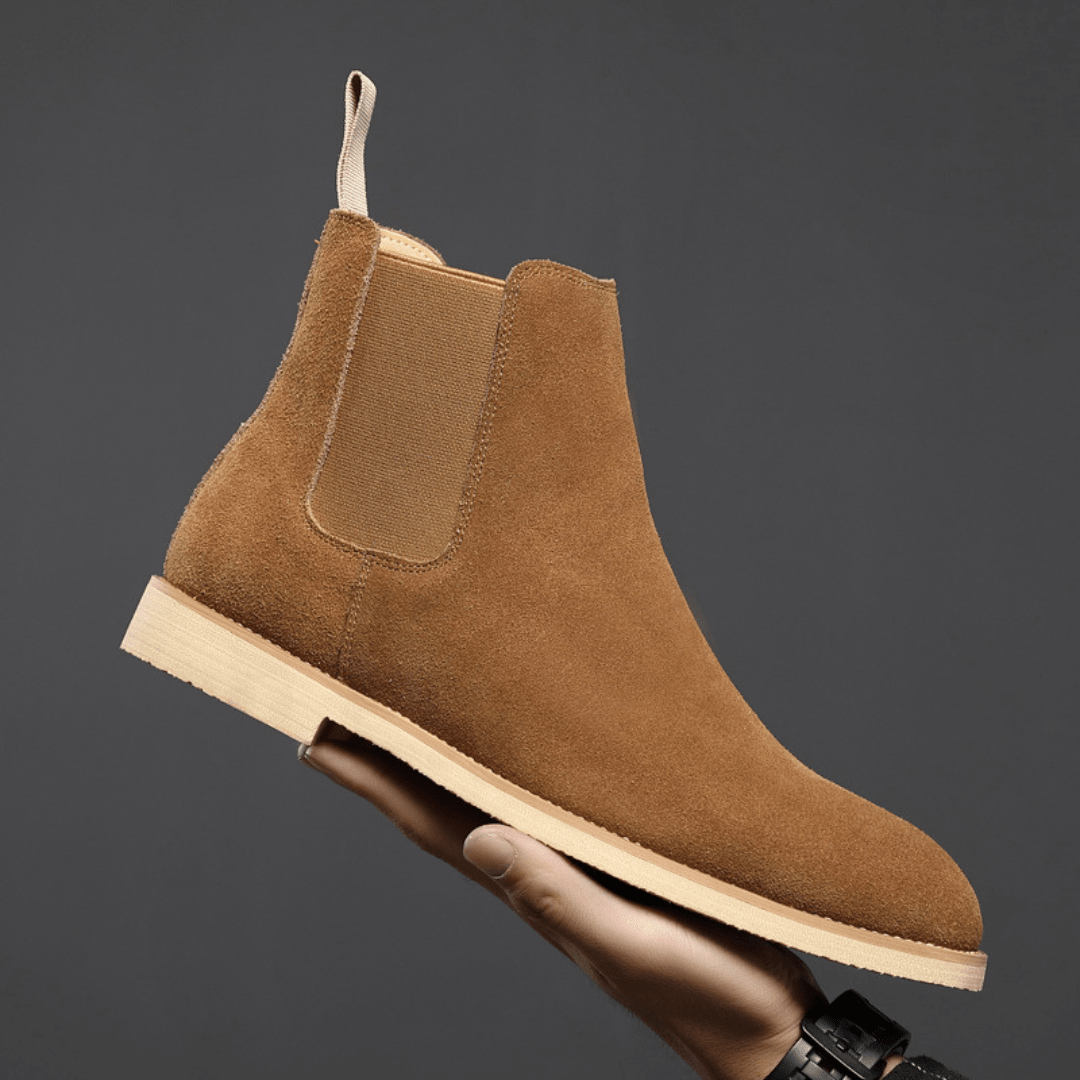 The Ellison Leather Chelsea - Beige - 5