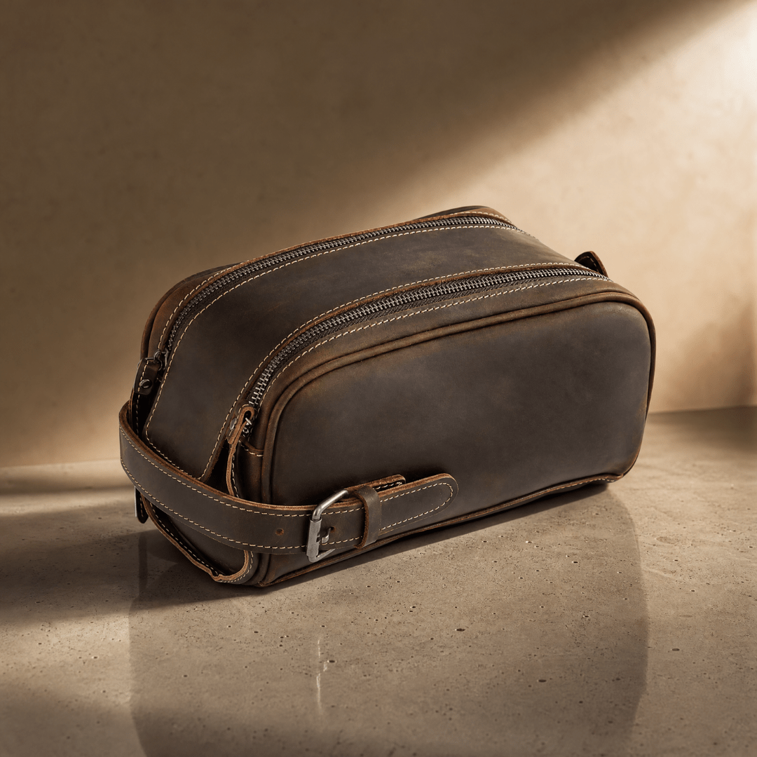 The Fieldstone Leather Dopp - Espresso - 