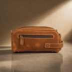 The Fieldstone Leather Dopp - Cognac - 