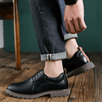 The Garrison Leather Derby - Black - 5.5