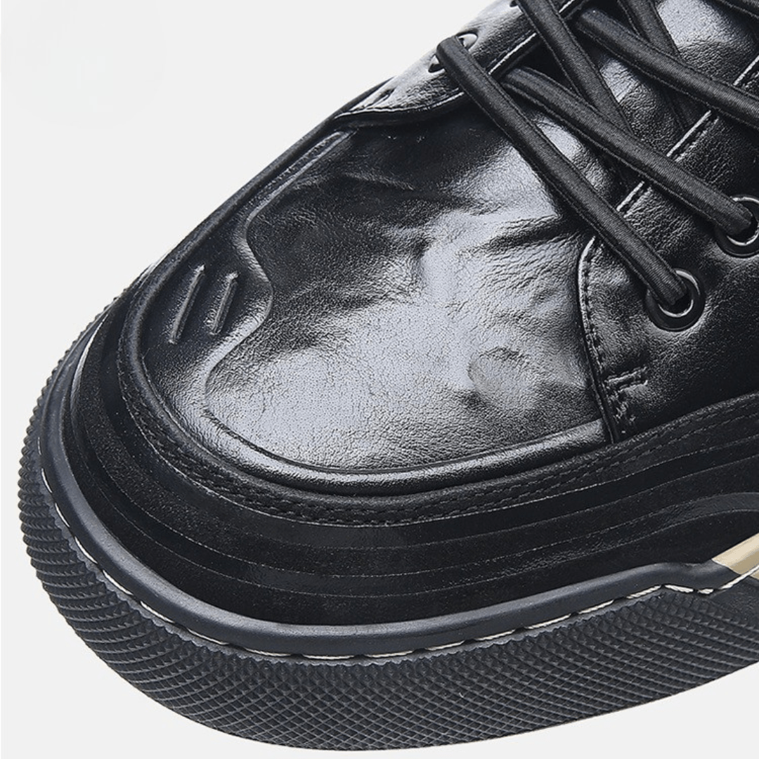 The Garrison Leather Sneaker - Greyson Vale