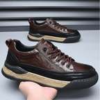 The Garrison Leather Sneaker - Greyson Vale