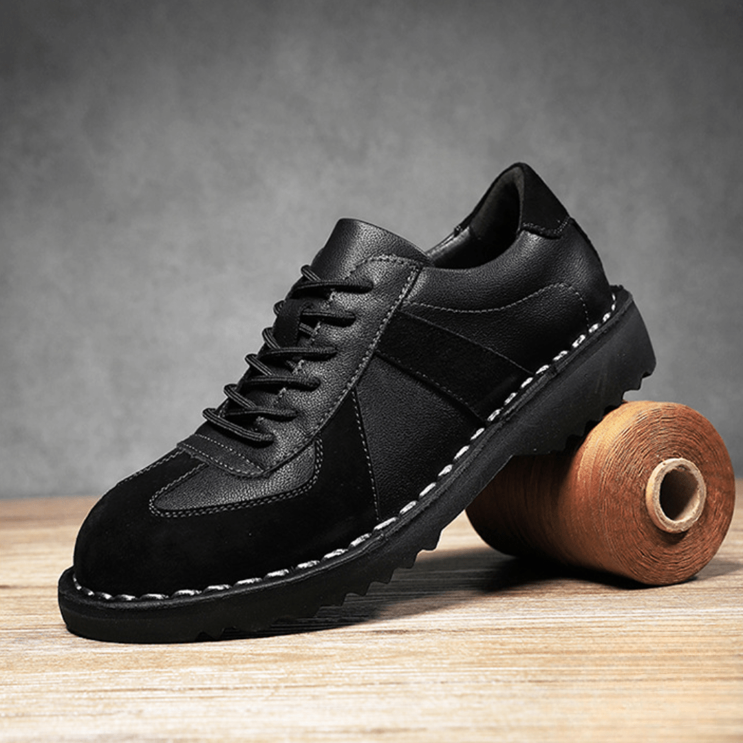 The Grafton Casual Leather Shoes - Black - 5.5