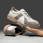 The Grafton Casual Leather Shoes - Cream - 5.5