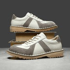 The Grafton Casual Leather Shoes - Cream - 5.5