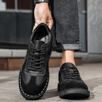 The Grafton Casual Leather Shoes - Black - 5.5