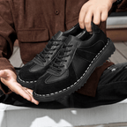 The Grafton Casual Leather Shoes - Black - 5.5