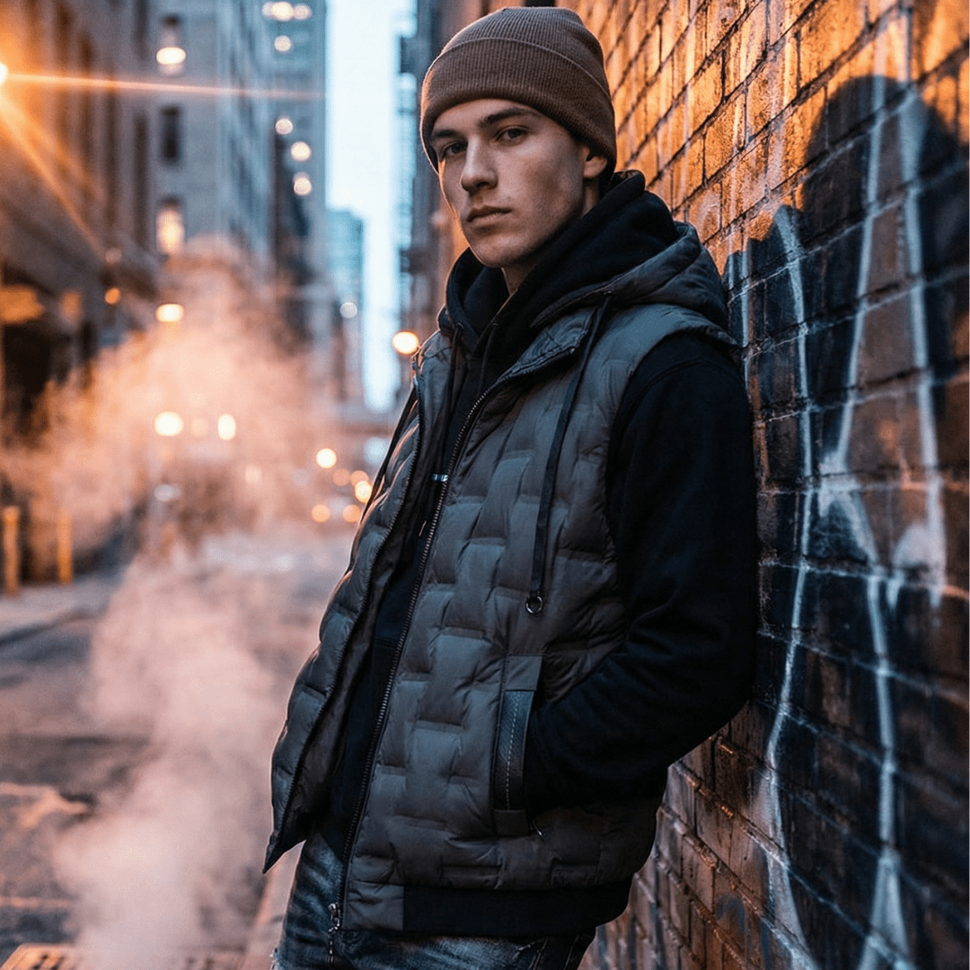 The GridLock Hooded Vest - Greyson Vale