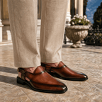 The Halston Open - Back Loafers - Brown - 5.5