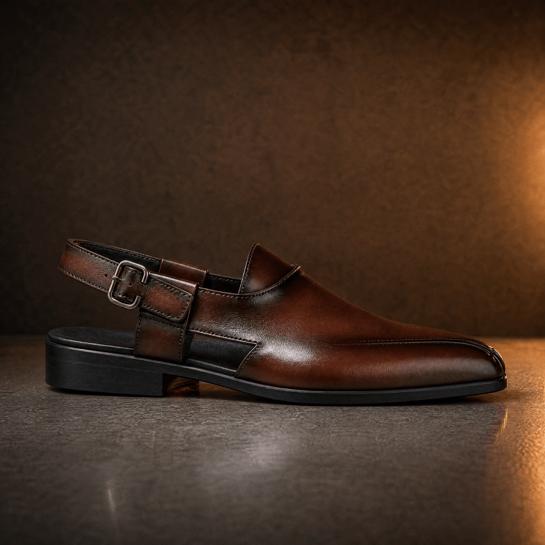The Halston Open - Back Loafers - Brown - 5.5