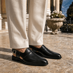 The Halston Open - Back Loafers - Black - 5.5