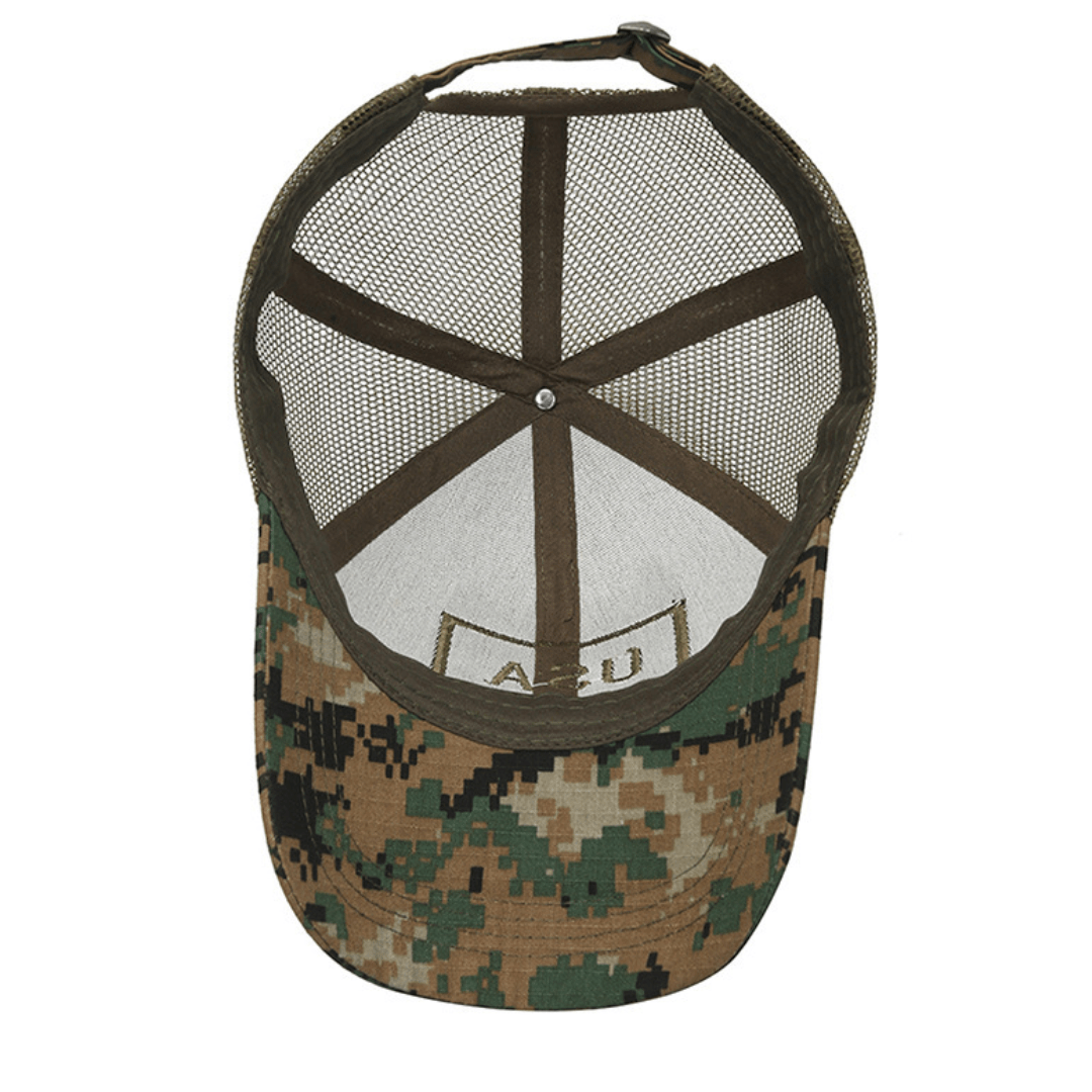 The Hardline Patriot Cap - Woodland Digicam - 